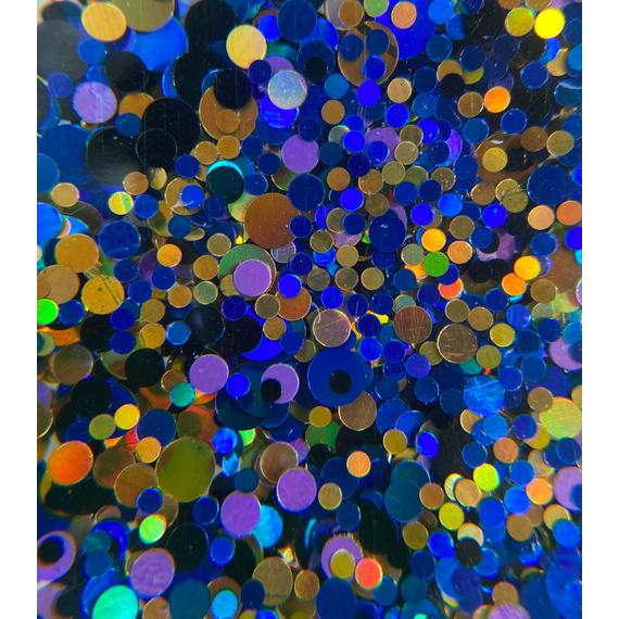 Микс конфетти №20 сине-черный