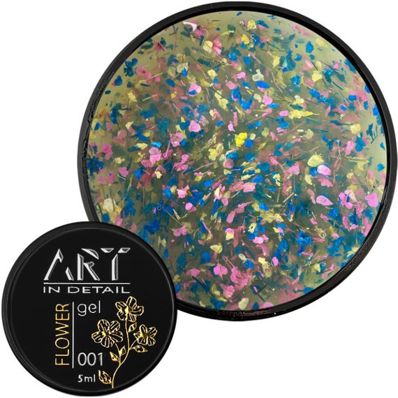 Гель с сухоцветами ART Flower Gel №01, 5 мл, изображение 2