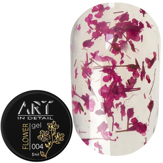 Гель с сухоцветами ART Flower Gel №04, 5 мл