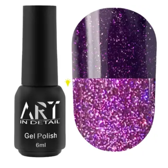 Гель-лак светоотражающий ART Flash Gel Polish №FG018, 6 мл