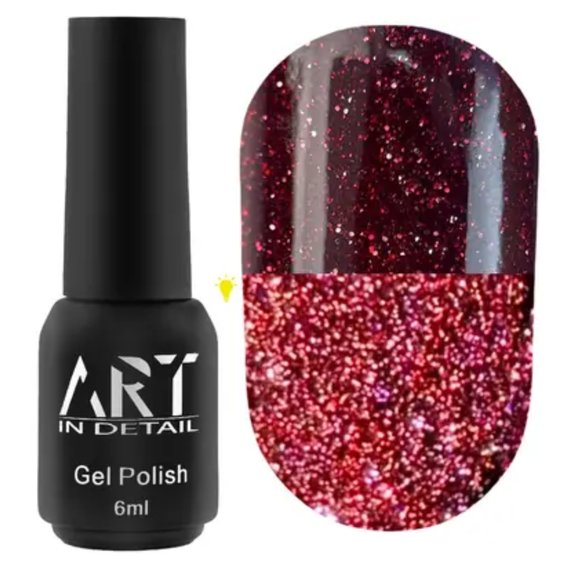 Гель-лак світловідбиваючий ART Flash Gel Polish №FG007, 6 мл