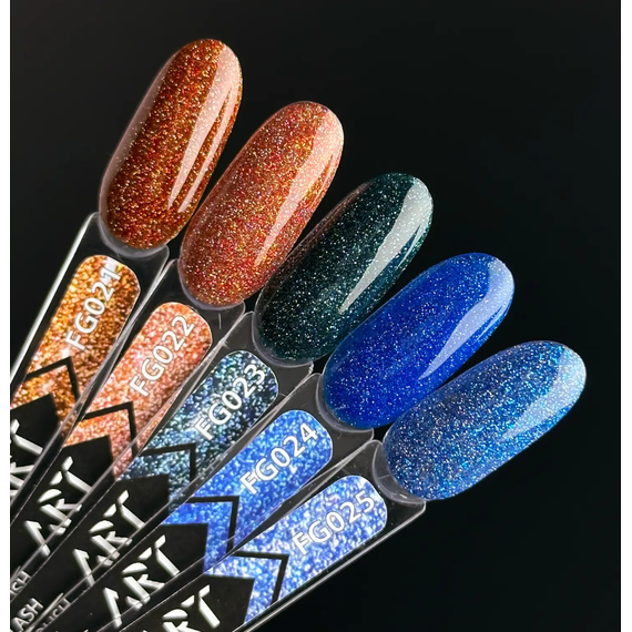 Гель-лак светоотражающий ART Flash Gel Polish №FG025, 6 мл, изображение 2