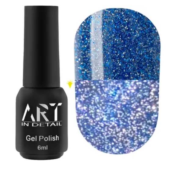 Гель-лак светоотражающий ART Flash Gel Polish №FG025, 6 мл
