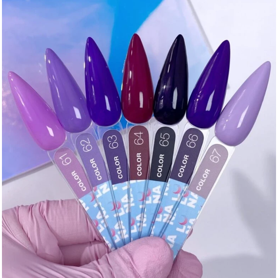 Gel polish Luna Color No. 065 dark eggplant, 13 ml, 2 image