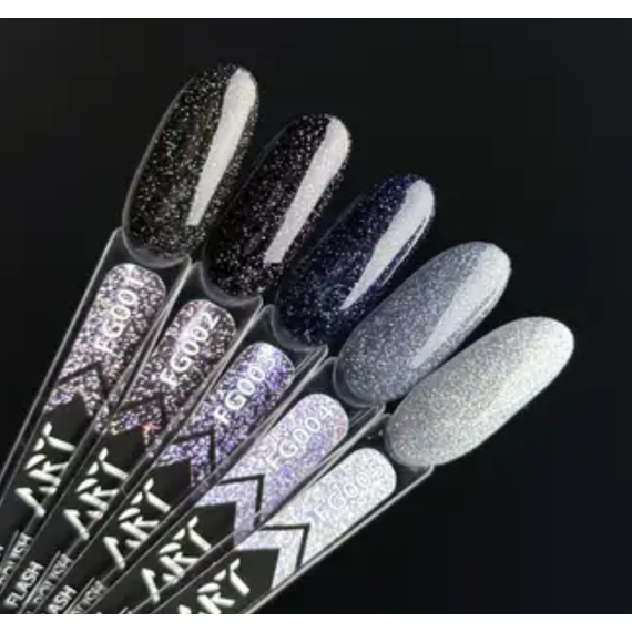 Гель-лак светоотражающий ART Flash Gel Polish №FG005, 6 мл, изображение 2