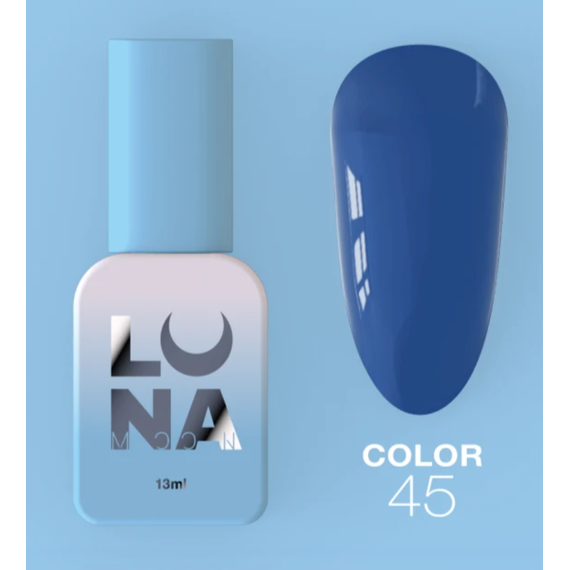 Гель-лак Luna Color №45 васильковый, 8 мл