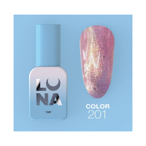 Гель-лак Luna Color №201 оранжевый, 8 мл