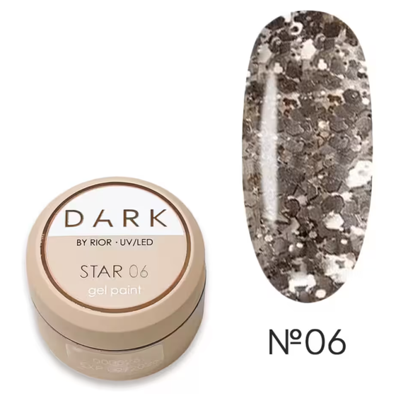 Гель DARK Star gel polish 06, 5 г