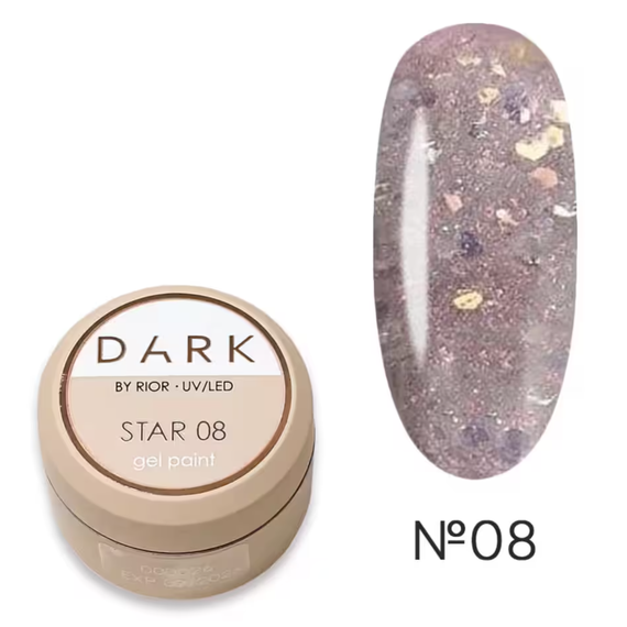Гель DARK Star gel polish 08, 5 г