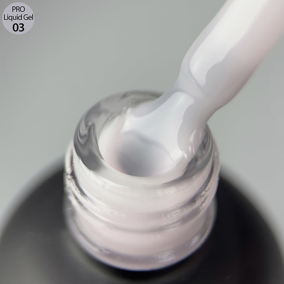Гель ART Pro Liquid Builder Gel №03 нежно-молочный, 15 мл, изображение 3