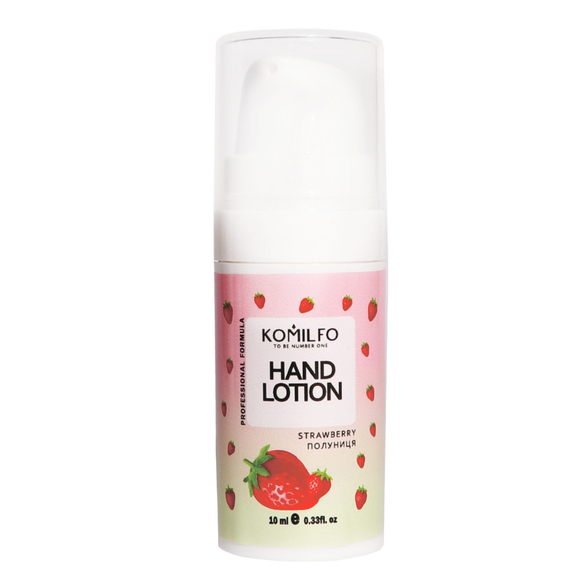 Hand lotion Komilfo Hand Lotion Strawberry 10 ml