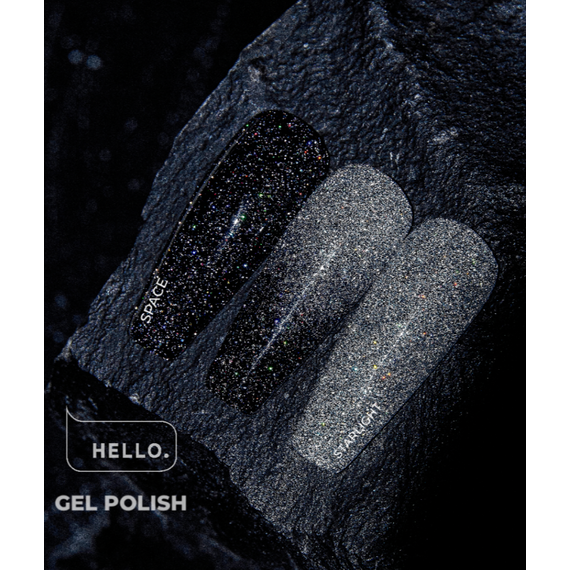 Гель-лак светоотражающий HEYLOVE Reflective Starlight серебряный, 15 мл, изображение 2