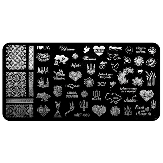 Пластина для стемпинга MART 039