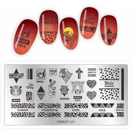 Пластина для стемпинга Starlet 221, изображение 2