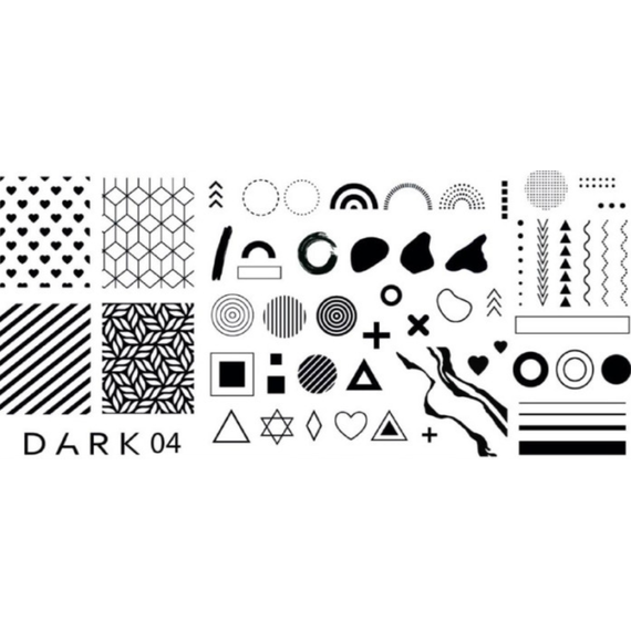 Пластина для стемпинга DARK 04