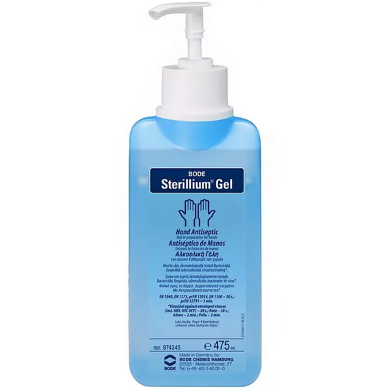 Стериллиум Sterillium гель для обработки рук с дозатором, 475 мл