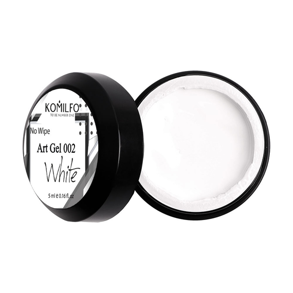 Komilfo No Wipe Art Gel White 002 5 мл