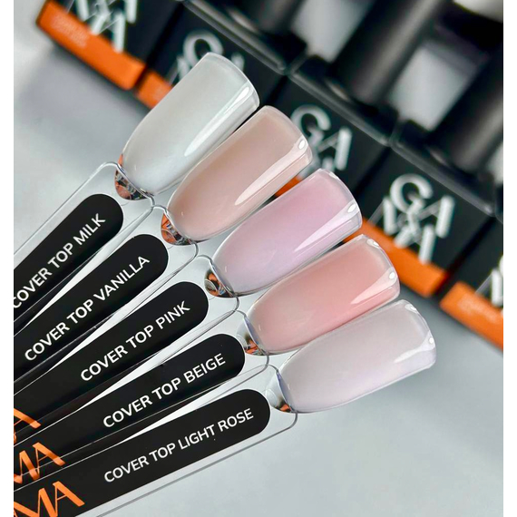 Топ камуфлюючий GaMa Cover top Light rose, світло-рожевий, з УФ-фільтром, 10 мл, зображення 2