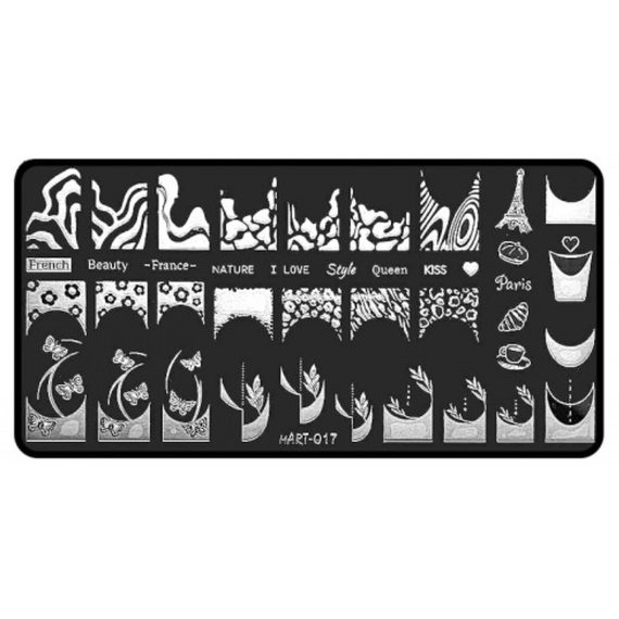 Пластина для стемпинга MART 017