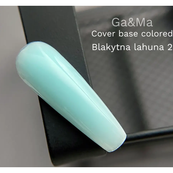 GaMa Cover base Colored #02 Lagoon, blue, 15 ml, Color: Blue, 2 image
