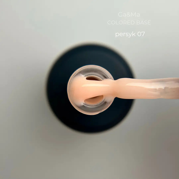 База цветная GaMa Cover base Colored №07 Персик, нежно-персиковая, 15 мл, Цвет: Персиковый, изображение 5