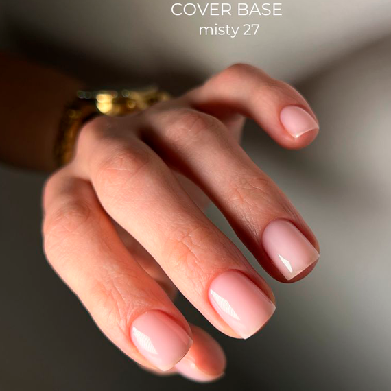 Камуфлирующая база GaMa Cover base №27 Misty, нежно-розовая, 15 мл, Цвет: Розовый, изображение 3