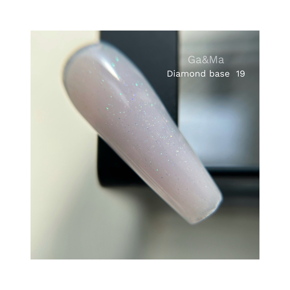 Камуфлирующая база GaMa Cover base Diamond №19, нежно-розовая, 15 мл, Цвет: Розовый, изображение 2