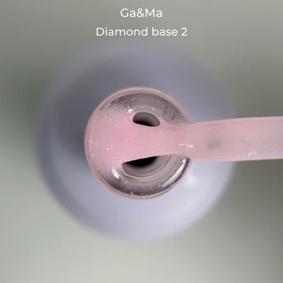 Камуфлирующая база GaMa Cover base Diamond №02, нежно-розовая 15 мл, Цвет: Розовый, изображение 5