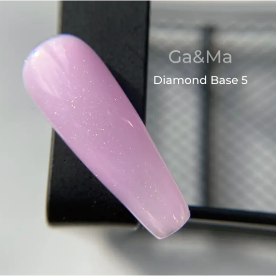 База камуфлююча GaMa Cover base Diamond №05, ніжно-фіолетова 15 мл, Колір: Бузковий, зображення 2