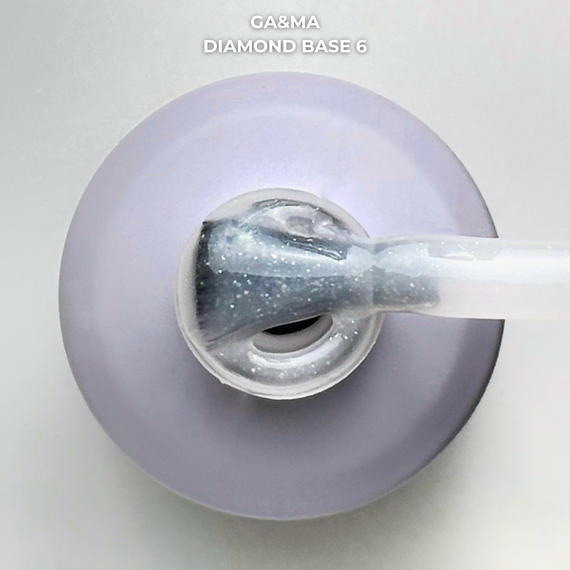 Камуфлирующая база GaMa Cover base Diamond №06, молочная 15 мл, Цвет: Молочный, изображение 5