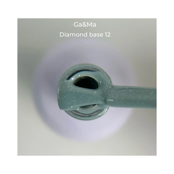 Камуфлирующая база GaMa Cover base Diamond №12, серо-голубая, 15 мл, Цвет: Голубой, изображение 5