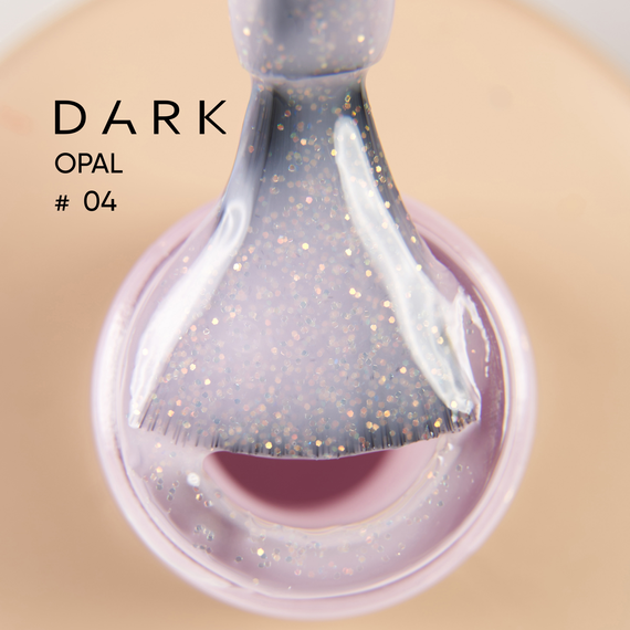 База для нігтів DARK Pro Base Opal №4, молочно-бежева з шиммером, 30 мл, Об`єм: 30 мл