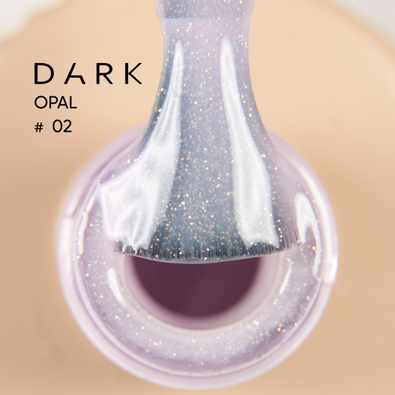 Nail base DARK Pro Base Opal No. 2, milky pink with shimmer, 30 ml, Volume: 30 ml
