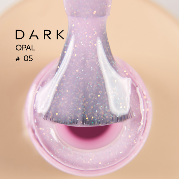 База для ногтей DARK Pro Base Opal №5, молочно-розовая с шиммером, 30 мл, Обьем: 30 мл