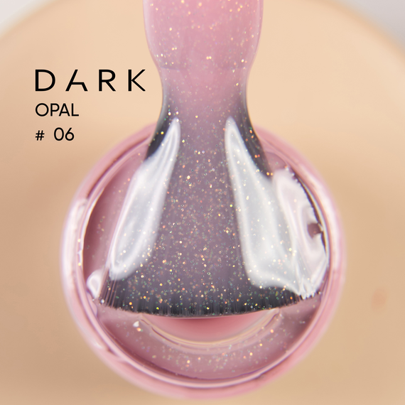 База для ногтей DARK Pro Base Opal №6, нюдовая с шиммером, 15 мл, Обьем: 15 мл