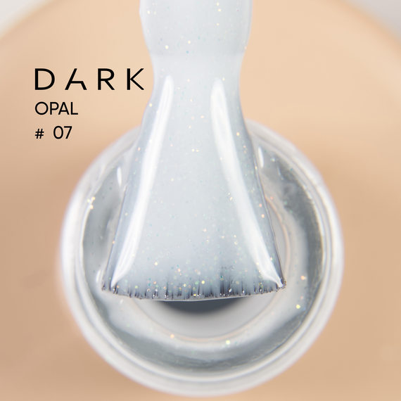 База для ногтей DARK Pro Base Opal №7, белая с шиммером, 30 мл, Обьем: 30 мл