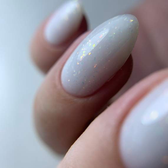 База для ногтей DARK Potal Base №29, молочно-белая с талью, 15 мл, Цвет: Белый, изображение 3