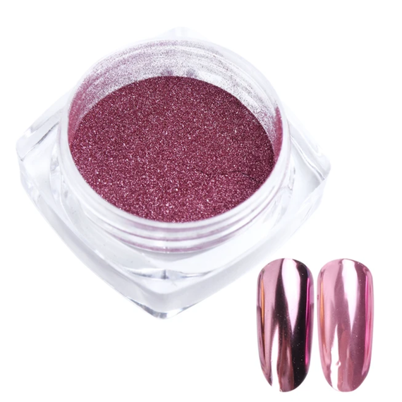 Зеркальна втирка Розовая