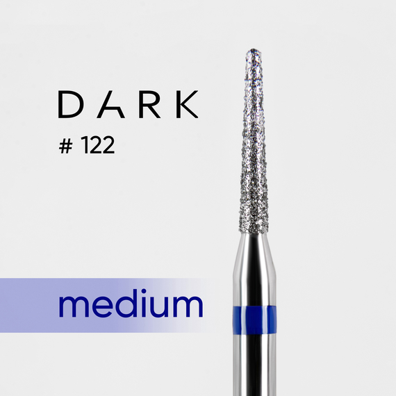 Насадка фреза алмазная DARK №122 игла синяя 016