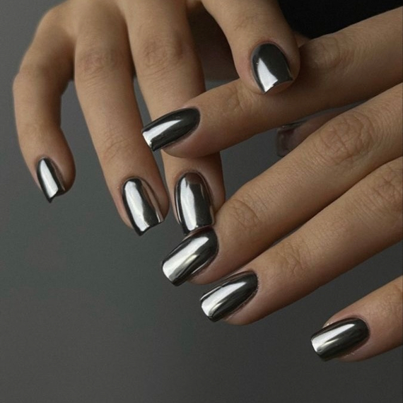 Втирка DARK №01 серебро, 1 г, Цвет: Серебристый, изображение 4