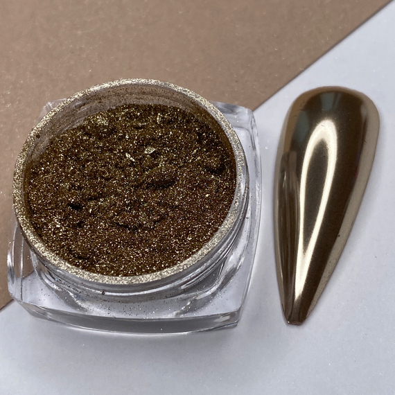 Втирка DARK №02 шампань, 1 г, Цвет: Золотой