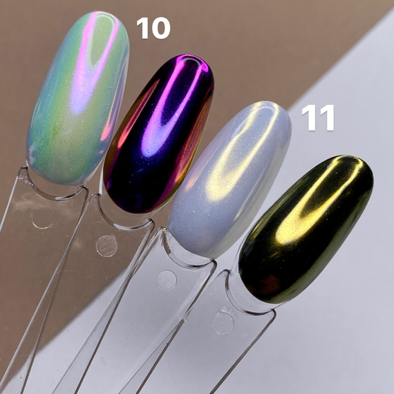 Втирка DARK №10 синий перелив, 0,5 г, Цвет: Синий, изображение 2