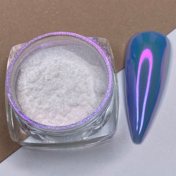 Втирка DARK №10 синий перелив, 0,5 г, Цвет: Синий