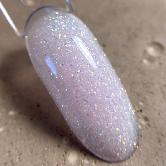 База для ногтей DARK PRO base Shine №03, молочно-розовая с блестками, 15 мл, Цвет: Розовый, изображение 3