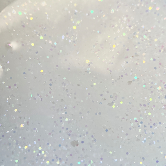 База для ногтей DARK PRO base Shine №02, молочная с блестками, 15 мл, Цвет: Молочный, изображение 4