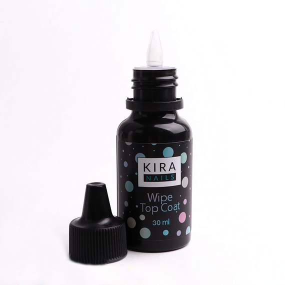 Топ для гель-лака Kira Nails Wipe Top Coat, без кисточки, 30 мл, изображение 2