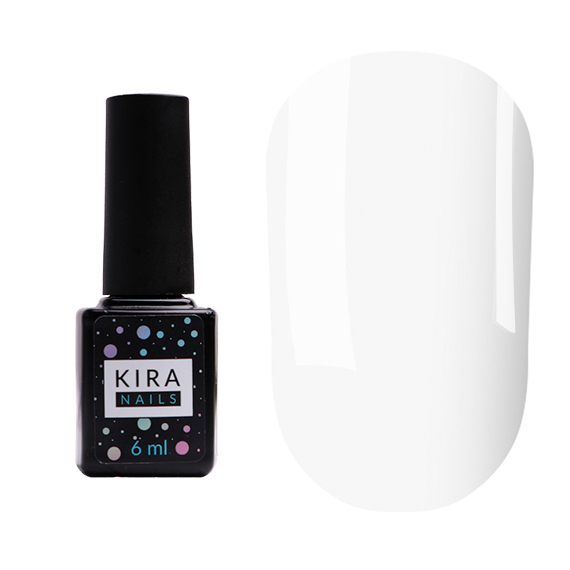 База камуфлирующая Kira Nails French Base Milk №001 молочная, 6 мл, Цвет: Молочный, Обьем: 6 мл