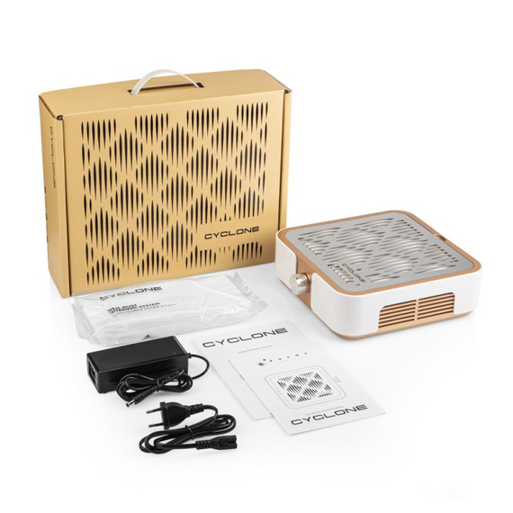 Hood for manicure BUCOS cyclone X GOLD with HEPA filter, 60 W, 2 image