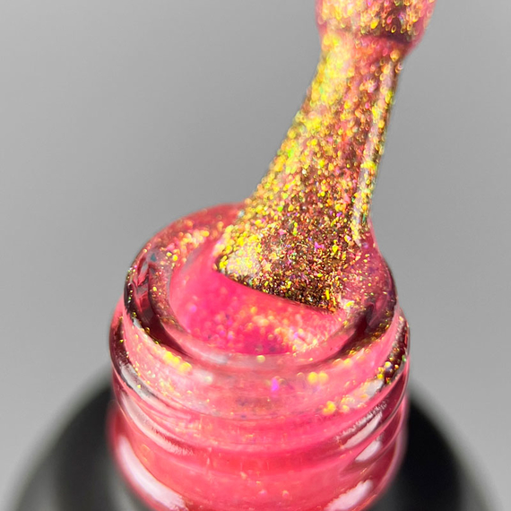 Гель-лак для нігтів ART Rainbow Splash №RS001, рожевий, 6 мл, Колір: Рожевий, зображення 4