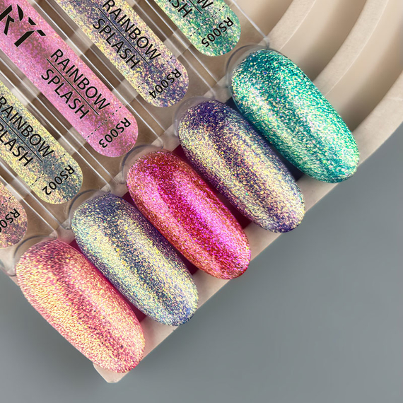 Гель-лак для нігтів ART Rainbow Splash №RS001, рожевий, 6 мл, Колір: Рожевий, зображення 3